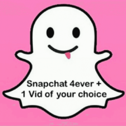 SNAPCHAT LIFETIME and VID OF YOUR CHOICE