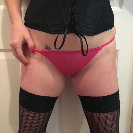 Pink Thong Panties