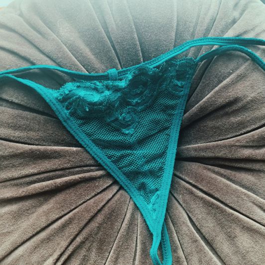 Turquoise Thong