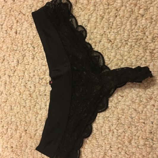 Black lace pantie
