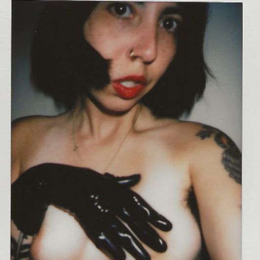 Latex Gloves Topless Instax