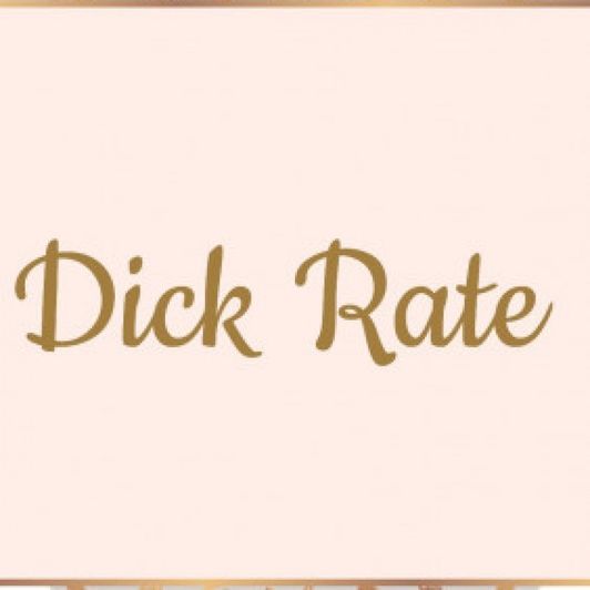 Dick rate