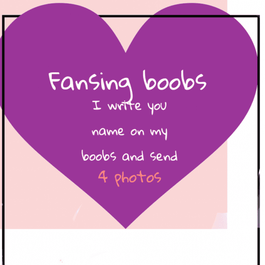 Fansing boobs