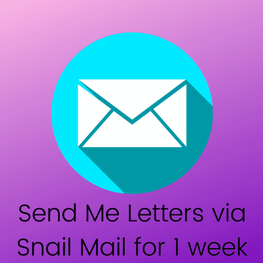 Send me letters for 1 week