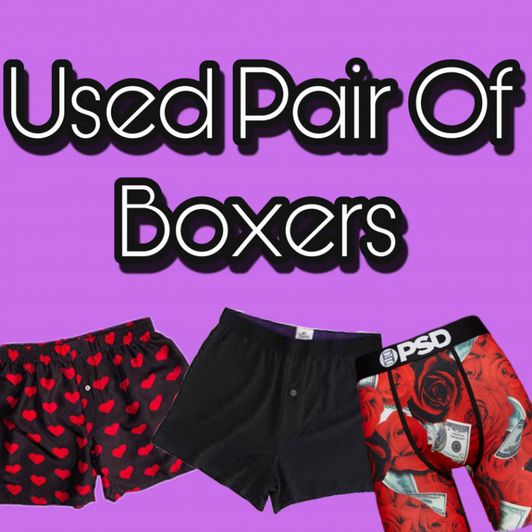 Used Pair Of Boxers