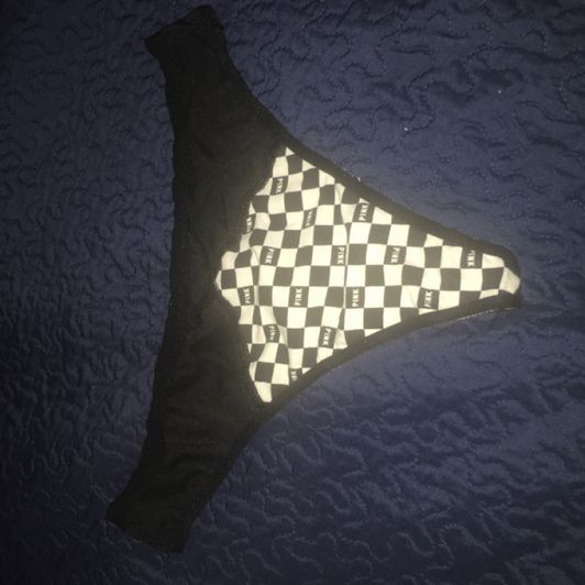 Black and White Checkered VS Panties