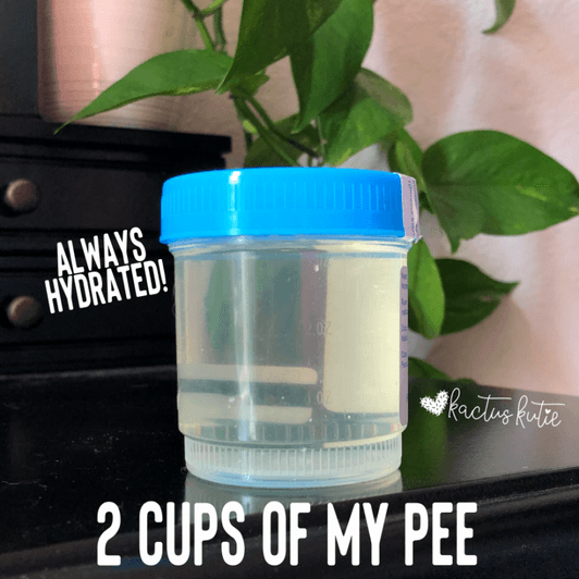 2 cups of my pee!