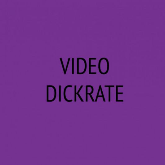 Naked dickrate video