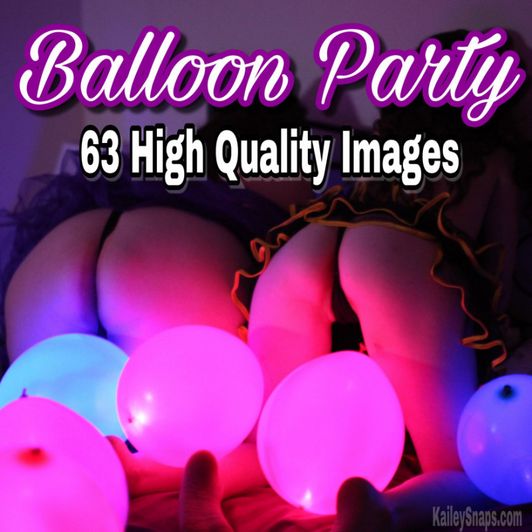 GG Balloon Party Photo Set