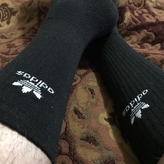 Pair of worn socks