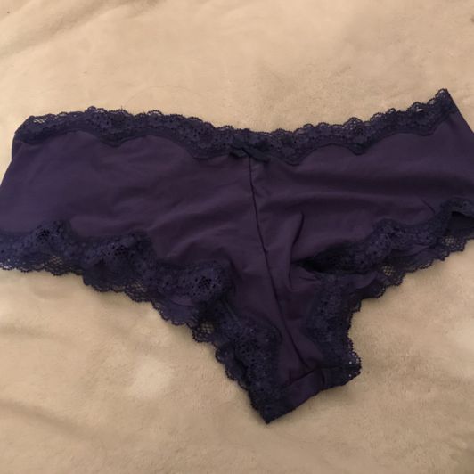 Purple Nylon Panties