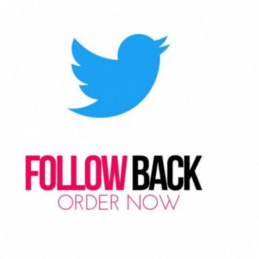 Follow back on twitter