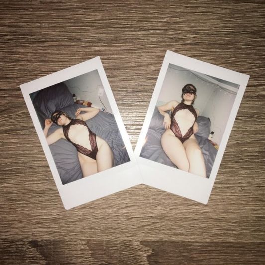 Lesbian Lingerie Nude Polaroid Instax