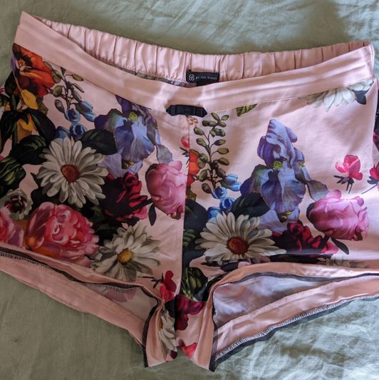 Silky Floral Shorts
