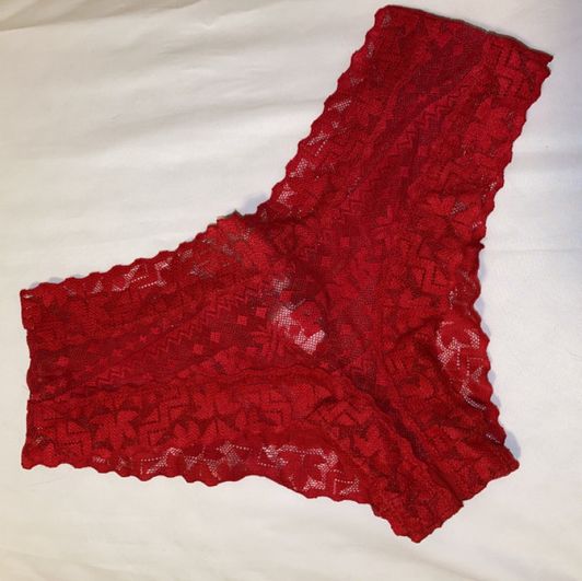 Red Lacey panties