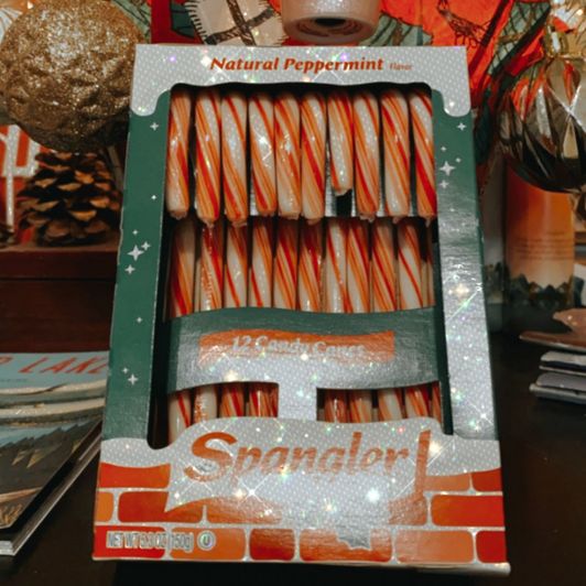 Used candy canes! Yummy!!!!!!