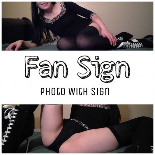 Fan Sign