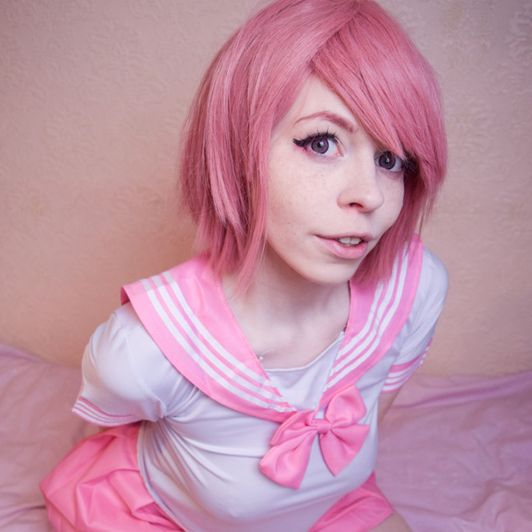Pink School Girl Photoset