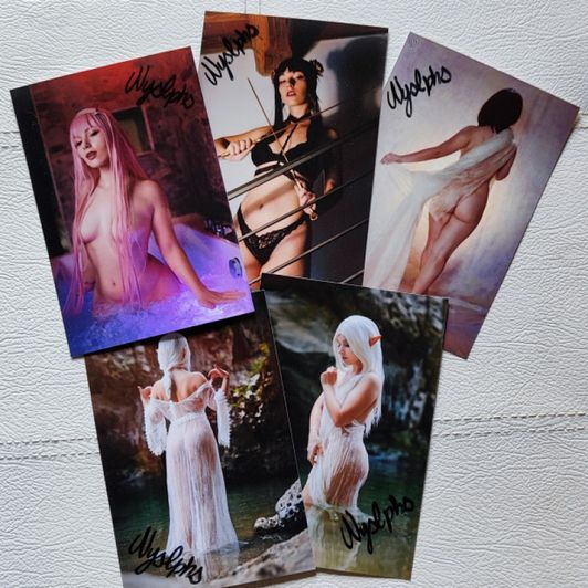 Printed signed photos