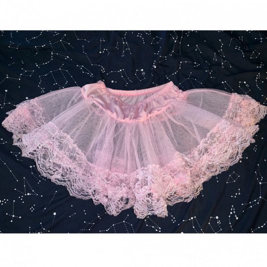 Pink Tulle Skirt Perfect for Sissies!