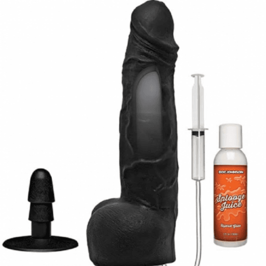 Gift me: 10 inch Black Squirting dildo