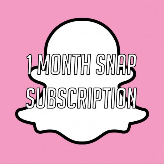Snapchat Subscription 1 month