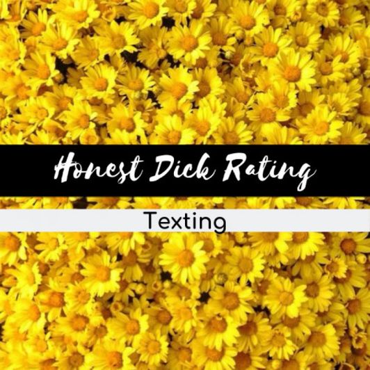 Honest Dick Rating Text