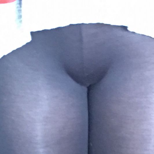 Girlfriend worn tights after a workout
