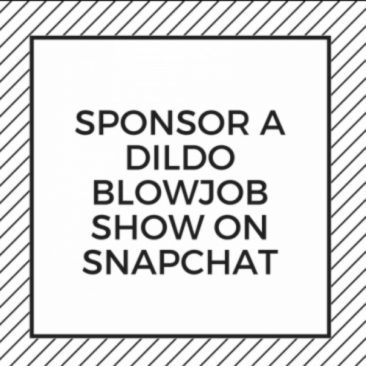 snapchat dildo blowjob show
