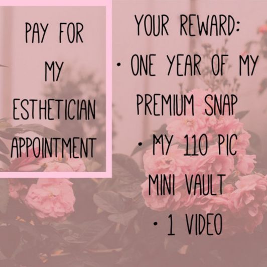 Pay for My Esthetician Appointment
