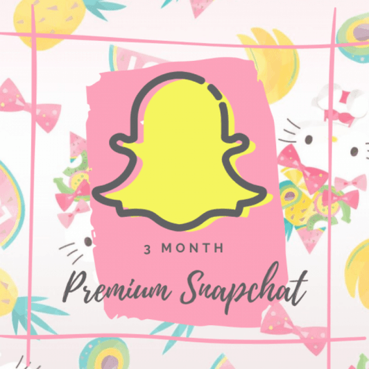 Premium Snapchat 3 month
