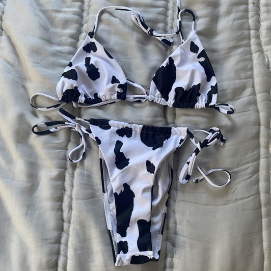 Cow Print Bikini
