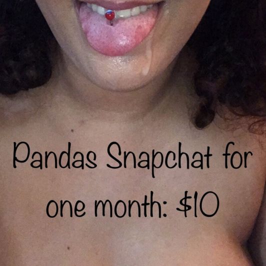 Snapchat for one month