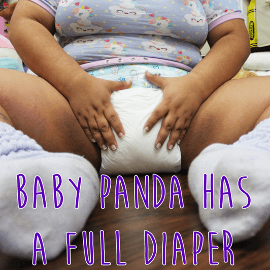 Baby Panda Has a Full Diaper