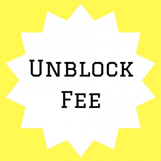 Unblock Fee