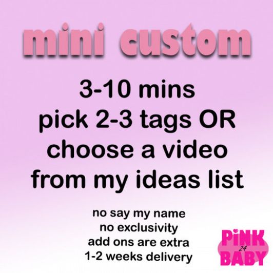 mini custom vid