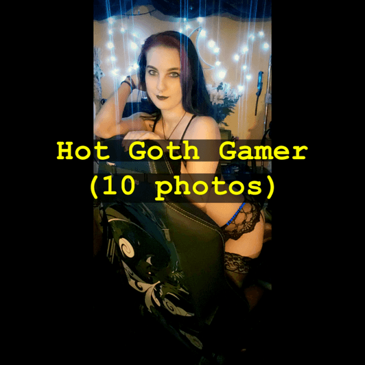Hot Goth Gamer Photoset