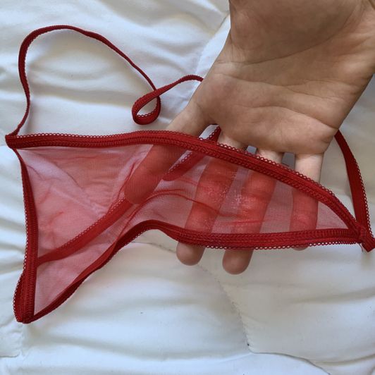 Cummy Red Thong from Princess Mickey
