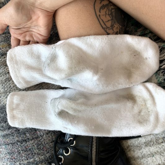 Extremely Sweaty Socks From Hot Hike