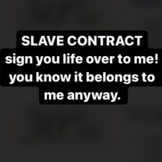 Slave Contract