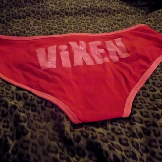 Vixen Pink and Red Panties MILF