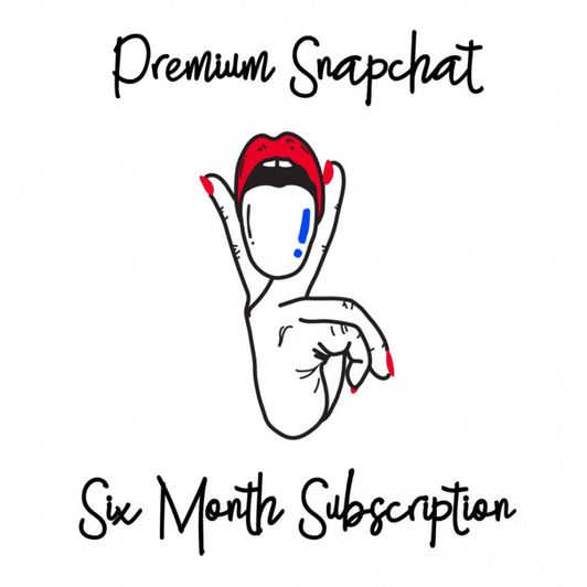 Six Months Premium Snapchat Subscription