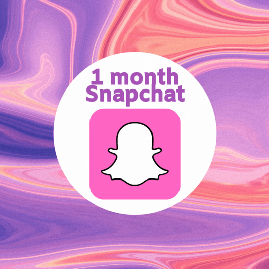 1 Month Snapchat Subscription