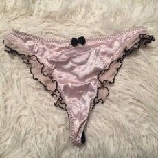 Pink and Black Frill Panties