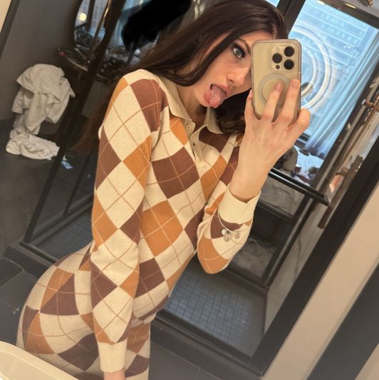 Sweater dress from My Chicago vacay