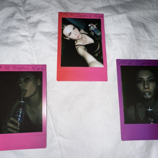 CUSTOM Polaroid Photos: Set of 4
