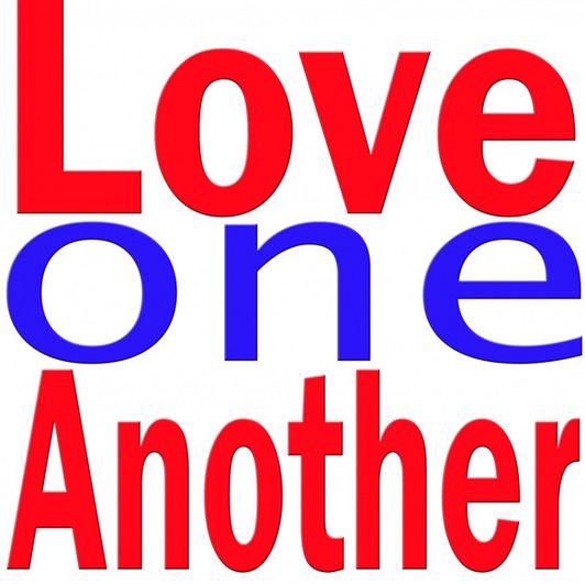 Love One Another Long Sleeve Red Tee