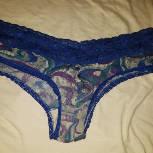 Lacy blue panties