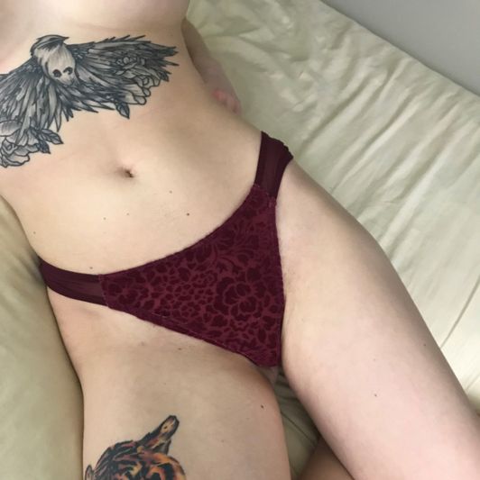Wine Floral VS Thong