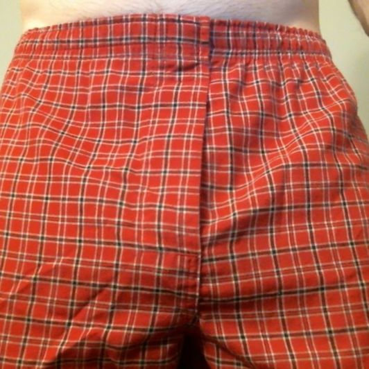 Red boxers